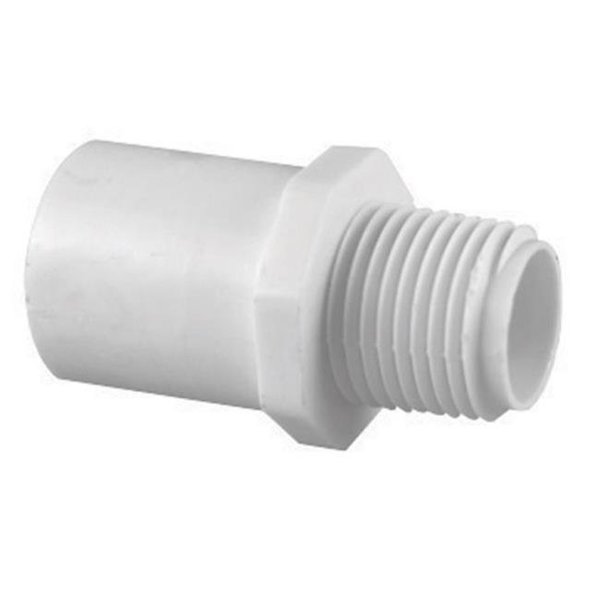 Charlotte Pipe And Foundry Charlotte Pipe & Foundry PVC021030600 0.5 x 0.5 in. Sch 40 PVC Riser Extension 4006995
